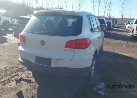 2014 Volkswagen Tiguan S from USA, damaged, VIN WVGAV3AX5EW543007